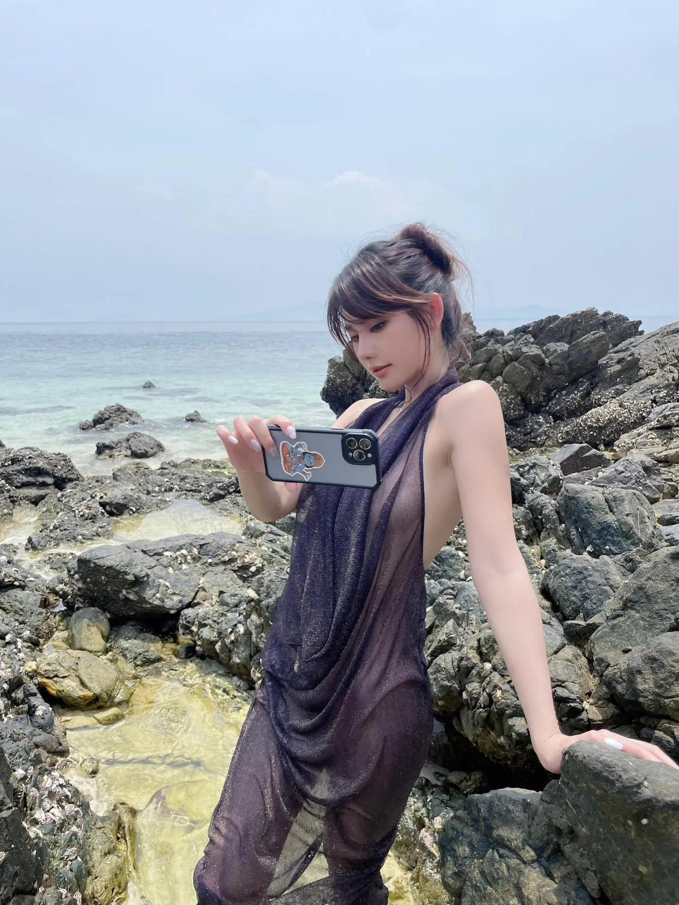 就是阿朱啊 – NO.07 5月微密圈 紫色纱裙美人鱼 [67P]插图3